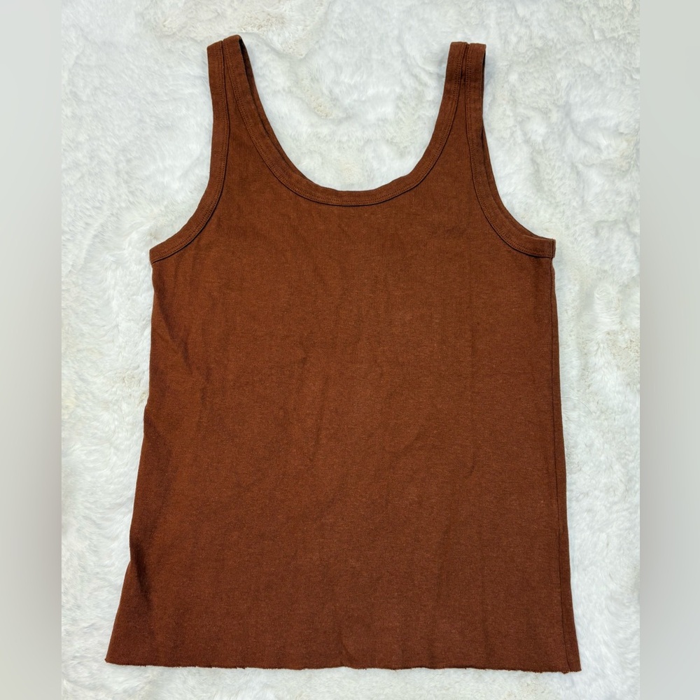 NWT Thrills Hemp Retro Tank color coffe size 12
